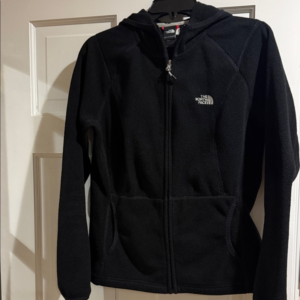 The North Face Black Hooded Fleece Jacket